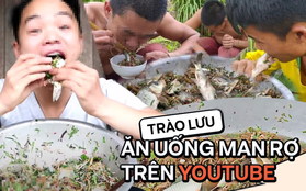 Rùng mình với trào lưu ăn uống man rợ trên YouTube: Câu like rẻ tiền với loạt video ăn cá sống và chất thải động vật?