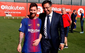 Chủ tịch Barca chấp nhận từ chức nếu Messi ở lại
