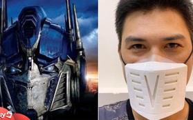 Review nhanh khẩu trang "Optimus Prime" siêu ngầu, muốn tái sử dụng bao nhiêu lần đều được