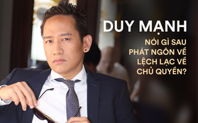 Duy Mạnh chính thức lên tiếng sau khi Bộ TT&TT yêu cầu làm rõ những phát ngôn lệch lạc về chủ quyền trên Facebook, thừa nhận tài khoản là của mình