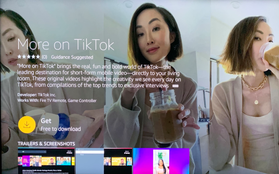 Bất chấp lệnh cấm, TikTok bất ngờ đem ứng dụng lên TV với tên gọi "More on TikTok"