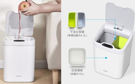 Xiaomi ra mắt thùng rác thông minh: Tự động đóng/mở, thiết kế 2 ngăn, pin 3 tháng, giá 340.000 đồng