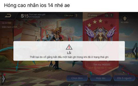 Game thủ Liên Quân Mobile khốn đốn vì "lỡ tay cập nhật" iOS 14