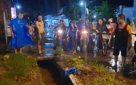 1 người rớt xuống cống nước bị cuốn mất tích trong cơn mưa lớn ở Đồng Nai