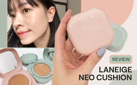 Review cushion Laneige xinh xẻo đang hot: Vỏ cưng xỉu, che phủ khá lại "hack" da đẹp nhưng vẫn có điểm trừ