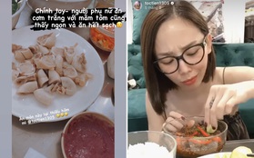 "Nữ hoàng mắm" Tóc Tiên tiếp tục gây sốc khi tuyên bố: ăn cơm với mắm tôm cũng thấy ngon