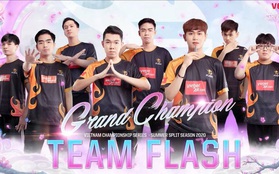 Đánh bại GAM lần thứ 3 liên tiếp, Team Flash bảo vệ thành công ngôi vô địch VCS, thống trị tuyệt đối LMHT Việt Nam