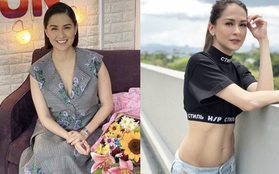 "Mỹ nhân đẹp nhất Philippines" Marian Rivera chính thức lấy lại được dáng sau khi sinh con trai, nhìn cơ bụng mà "choáng"