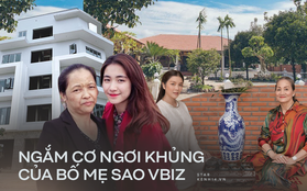 Ngắm trọn cơ ngơi khủng sao Vbiz báo hiếu bố mẹ: Quốc Trường tặng nhà 25 tỷ chưa choáng bằng biệt phủ 10.000m2 Lý Nhã Kỳ tậu