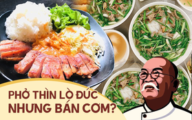 Loạt hàng phở Thìn Lò Đúc mọc lên khắp nơi và bán cả... cơm: còn đâu bát phở tái lăn nhiều hành "huyền thoại"?