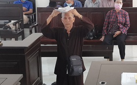Cụ ông 79 tuổi quỳ gối, đội đơn xin được xử án ở tòa Đồng Nai