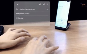 Bàn phím vô hình vừa trình làng bởi Samsung: Công nghệ không dành cho người quen "mổ cò"