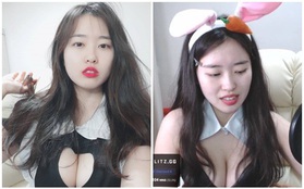 Đeo tai thỏ rồi mặc trang phục hầu gái "đu đưa" vòng một gợi cảm trên sóng, nữ streamer khiến người xem phát cuồng