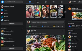 Facebook chính thức update giao diện web mới ở Việt Nam, một click biến hóa ngay nền đen huyền bí