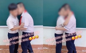 Vụ clip cô giáo phạt 2 nam sinh ôm hôn nhau làm hòa bị cho là phản cảm, lệch lạc giới tính: Chuyên gia tâm lý lên tiếng