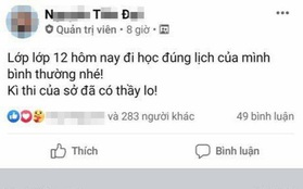 Thầy giáo hot Facebook cho học sinh chép đáp án khảo sát Toán có vi phạm pháp luật?