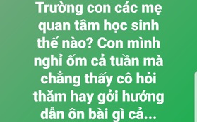 Mẹ phàn nàn vì con nghỉ ốm nhưng cô giáo không một lời thăm hỏi, hội phụ huynh nổ ra cuộc tranh cãi