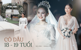 Hội gái xinh "bỏ cuộc chơi" từ năm 18, 19 tuổi: Người mặc váy cưới 28 tỷ, người được trao 200 cây vàng làm của hồi môn