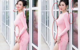 Sĩ Thanh tung ảnh body "căng đét", zoom vô mới ngã ngửa vì 4 điểm bất thường ở cửa kính