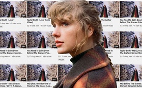 Taylor Swift thay đổi toàn bộ thumbnail video YouTube để quảng bá MV willow khiến fan không phân biệt nổi bài nào với bài nào