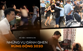 Những vụ đánh ghen ầm ĩ MXH năm 2020: Từ vụ chồng đấm vợ trên phố để bảo vệ "tiểu tam" đến cô gái bị lột đồ đánh đập như thời trung cổ