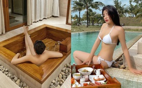 Kỳ Duyên tung ảnh chụp góc "hiểm hóc" gây lú cực mạnh, netizen phát hoảng vì tưởng nàng Hậu nude 100%