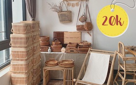 Mê đồ decor bằng cói thì bạn phải ghim ngay 6 shop này