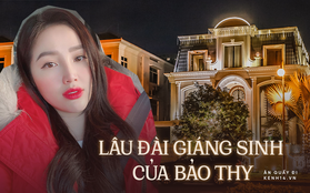 Cận cảnh "dinh thự" triệu đô của Bảo Thy khi lên đèn trang trí Giáng sinh, sáng bừng cả khu đại gia - rich kid Sài Gòn!