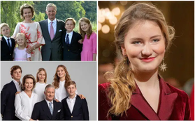 Công chúa xinh đẹp nhất hoàng gia Bỉ tung ảnh gia đình "ngày ấy - bây giờ" khiến nhiều người phải thốt lên kinh ngạc vì quá hoàn mỹ