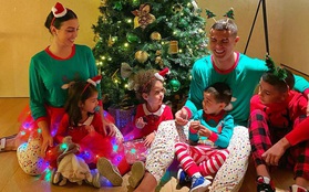 Sao bóng đá nô nức đón Giáng sinh: Ronaldo cười hết cỡ khiến con gái ra mặt bực bội, gia đình Messi diện nguyên cây đỏ đúng chất "festive"