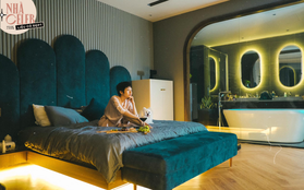 Căn hộ của Bảo Anh: Phòng khách tông xám trầm cá tính, phòng ngủ xanh đậm sang trọng, đẹp như studio