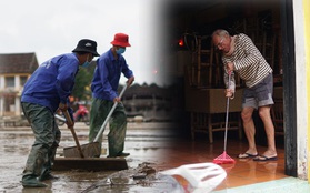 Chùm ảnh: Người dân Hội An vật vã dọn bùn non sau trận lụt thứ 8 trong năm