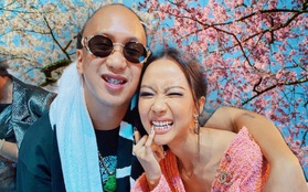 Hiếm lắm mới thấy Suboi khoe ảnh với ông xã tại sự kiện: Nữ rapper khoe răng kim cương "chanh sả", vợ chồng chất cả đôi!