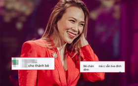 Mỹ Tâm lần đầu hát live Anh Chưa Biết Đâu nhưng không thể trọn vẹn vì bị nhóm bè "hại", fan than trời khi xem livestream