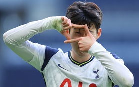Son Heung-min ghi bàn thứ 100, Tottenham đại thắng để trở lại đường đua vô địch