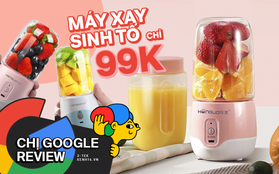 Chị Google review: Dùng thử máy xay sinh tố cầm tay Trung Quốc: xinh xắn, giá rẻ nhưng đúng là hàng nội địa cũng có nội địa "this", nội địa "that"