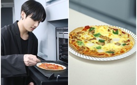 Jungkook (BTS) tận dụng đồ thừa làm pizza cực nhanh, ai muốn có cheap moment với idol thì học ngay