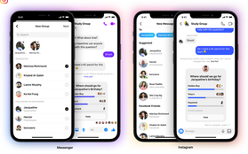 Facebook cho phép tạo group chat liên kết giữa Instagram và Messenger