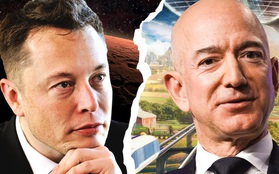 Elon Musk bình luận dạo trong bài đăng của Jeff Bezos, cà khịa "ông chỉ là số 2 thôi, tôi mới giàu số 1"