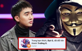 Đạt G gặp tình huống trớ trêu, để lại fanpage cũ cho Du Uyên rồi bị hacker chiếm luôn fanpage mới