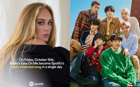 Adele vượt mặt BTS, xác nhận kỷ lục khủng trên nền tảng nghe nhạc lớn nhất thế giới