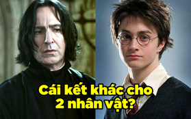 Té ra tác giả Harry Potter từng hé lộ cái kết khác, số phận thầy Snape và Harry có thể thay đổi 180 độ chỉ với một hành động nhỏ!