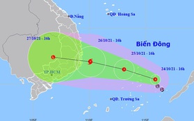 Áp thấp nhiệt đới khả năng mạnh lên thành bão, hướng vào Nam Trung Bộ
