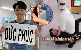 Đức Phúc thương tích đầy mình hậu Running Man: Tay rướm máu, mặt trầy xước vì trận xé bảng tên