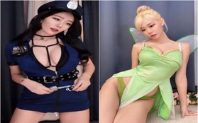 Hết làm cảnh sát dọa "còng tay" người xem, nữ streamer lại tiếp tục "dung hợp" với Tinker Bell đầy gợi cảm khiến fan chóng mặt