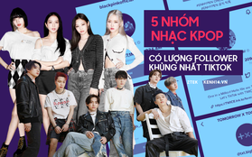 Top 5 nhóm nhạc Kpop sở hữu lượng follower khủng nhất trên TikTok, BLACKPINK chỉ đứng thứ 2, vậy top 1 là ai?