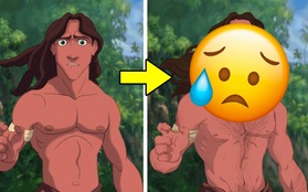 Xỉu ngang chùm ảnh nhân vật hoạt hình với body... người thật: Nhìn Tarzan mà "lạ lùng" quá đáng, mỹ nữ Disney này lại đẹp hơn bội phần!