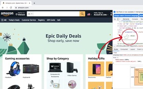 Netizen phát hiện ra "một chú vịt kêu meow" siêu đáng yêu trong chuỗi code của trang web Amazon