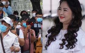Công an giải tán đám đông vây kín bà Phương Hằng trong vụ xét xử kẻ "xin đểu" 2 triệu