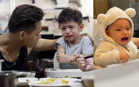 Góc cute: Bắt gặp khoảnh khắc "khóc thét" đáng yêu của hai quý tử nhà Độ Mixi